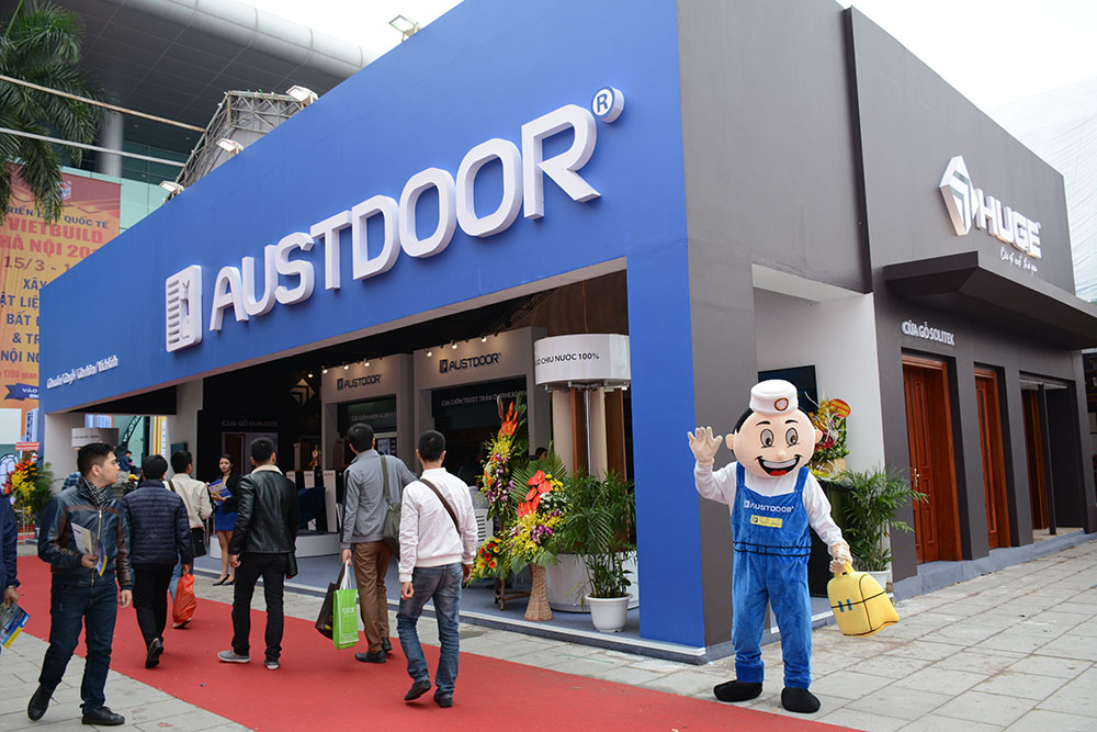 Cửa cuốn Austdoor tham dự Triển lãm Quốc tế VIETBUILD 2017